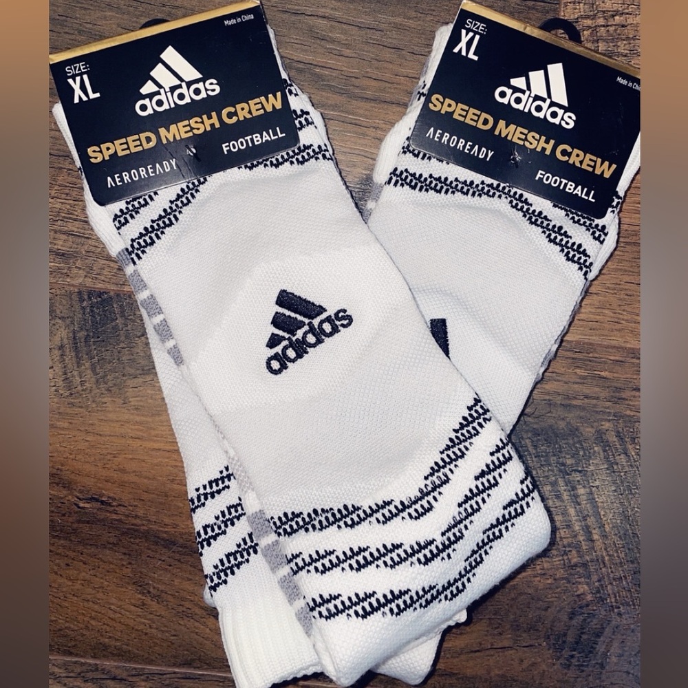 (2) New Pairs Men’s XL Football Crew Socks